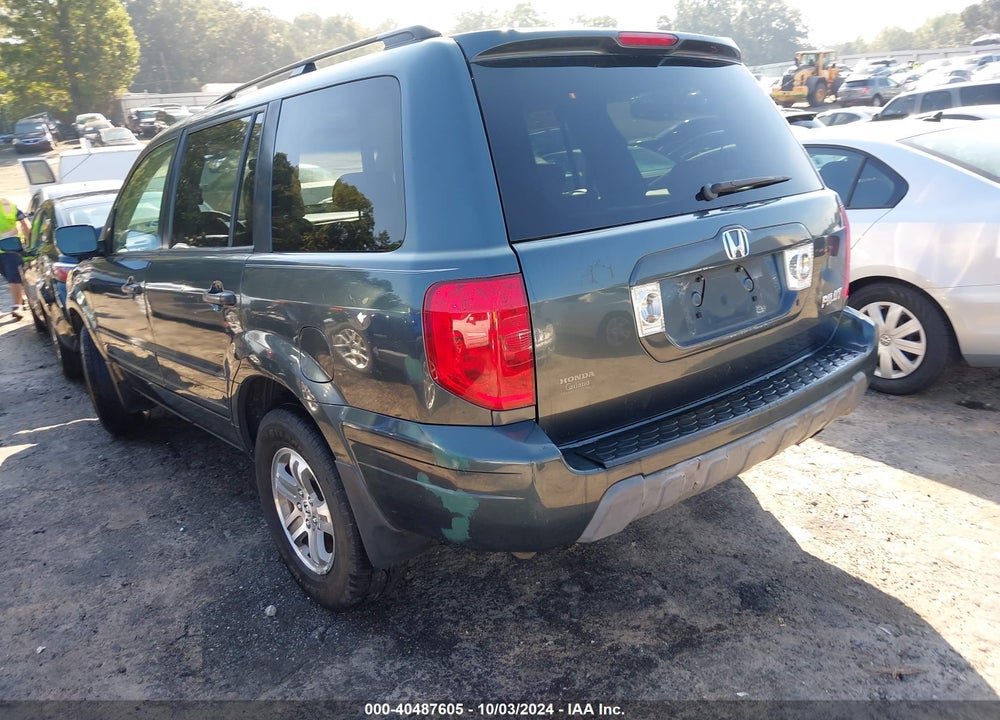 2004 HONDA PILOT EX-L VIN: 5FNYF18694B004586