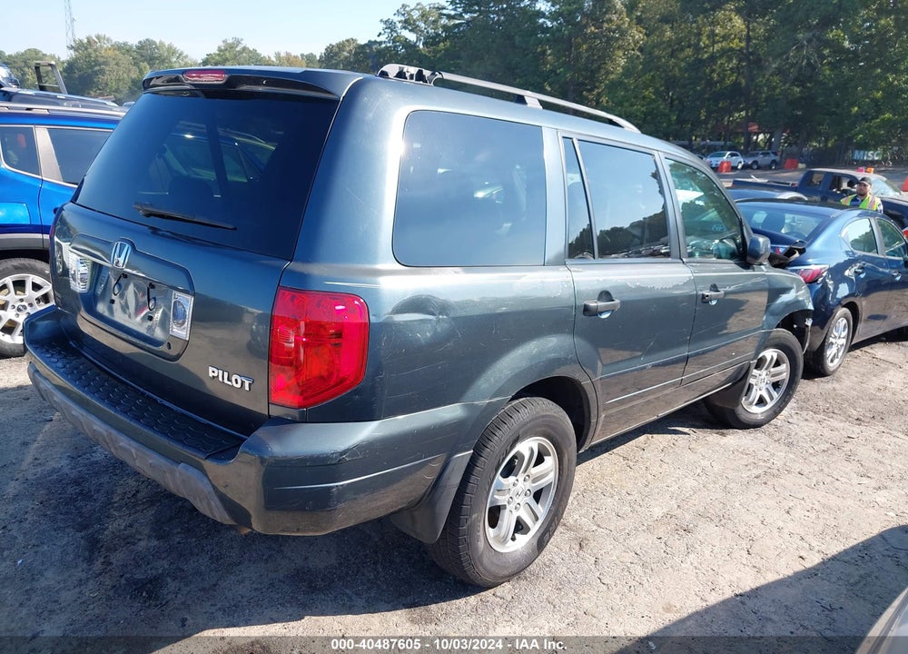 2004 HONDA PILOT EX-L VIN: 5FNYF18694B004586