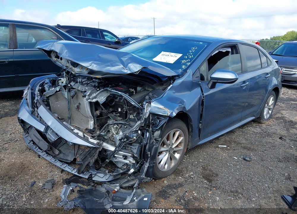 2022 TOYOTA COROLLA LE VIN: JTDVPMAE3N3013804