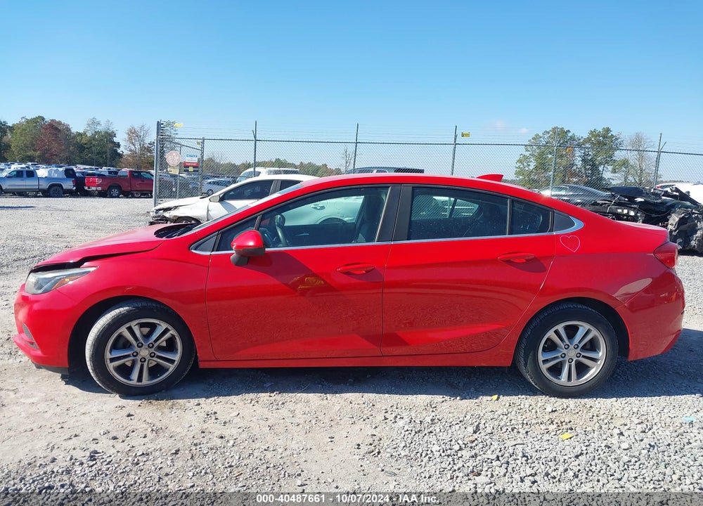 2016 CHEVROLET CRUZE LT AUTO VIN: 1G1BE5SM3G7288940