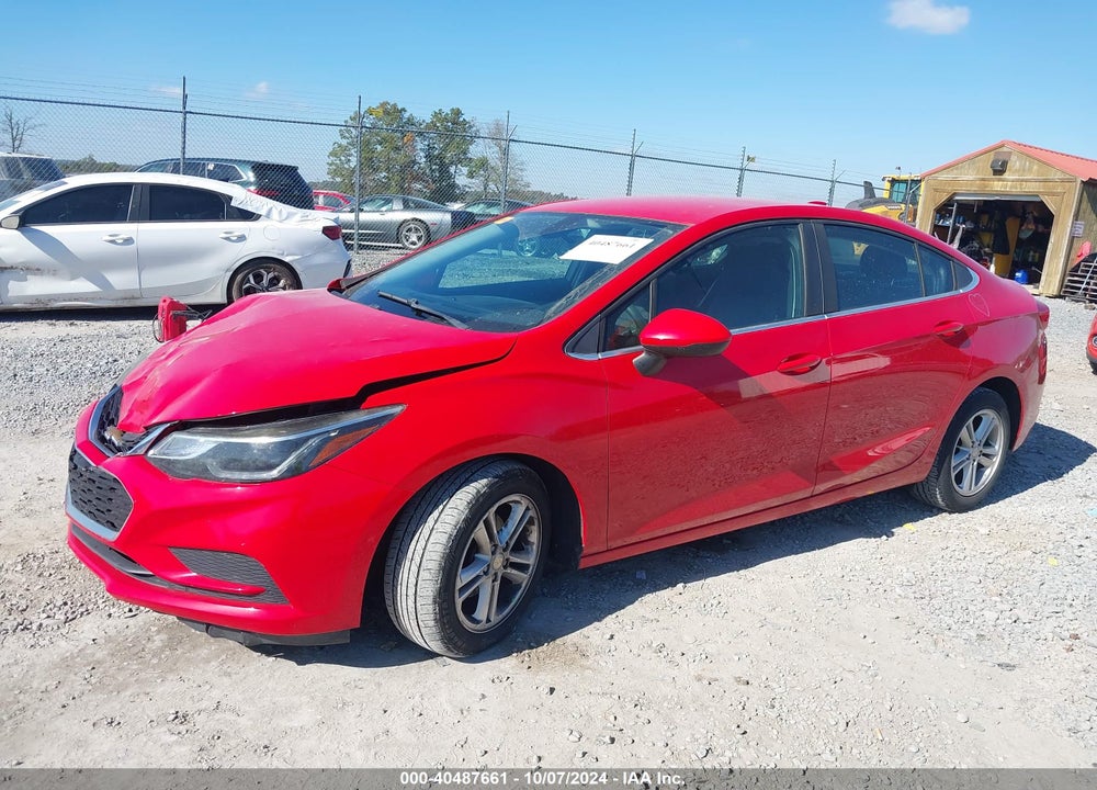 2016 CHEVROLET CRUZE LT AUTO VIN: 1G1BE5SM3G7288940