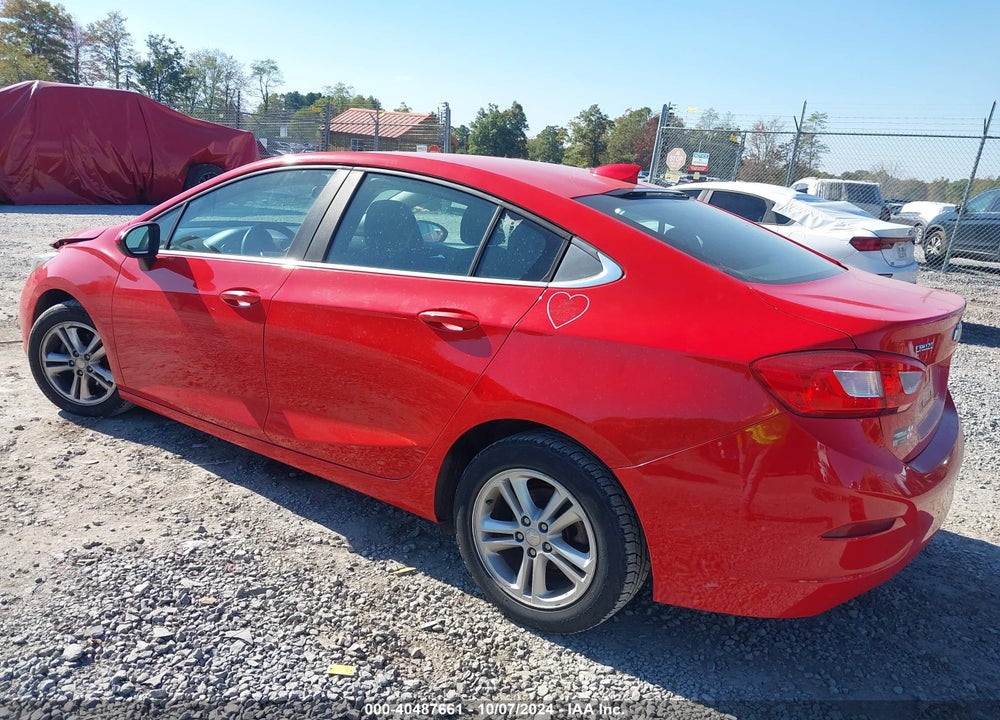 2016 CHEVROLET CRUZE LT AUTO VIN: 1G1BE5SM3G7288940
