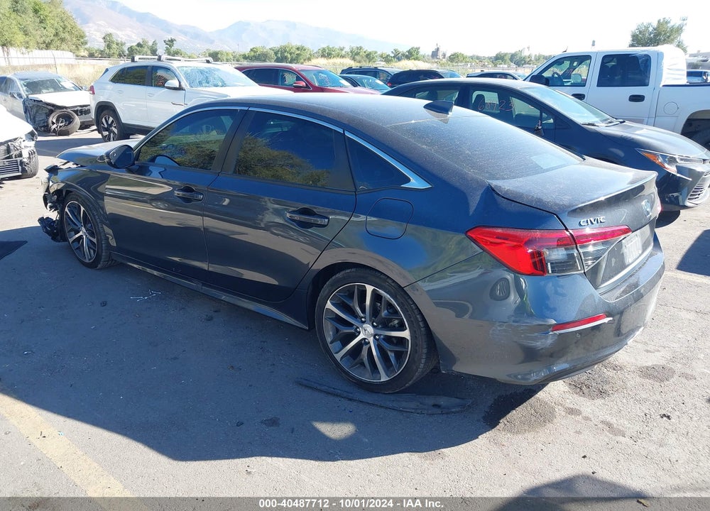 2022 HONDA CIVIC TOURING VIN: 2HGFE1F94NH322832