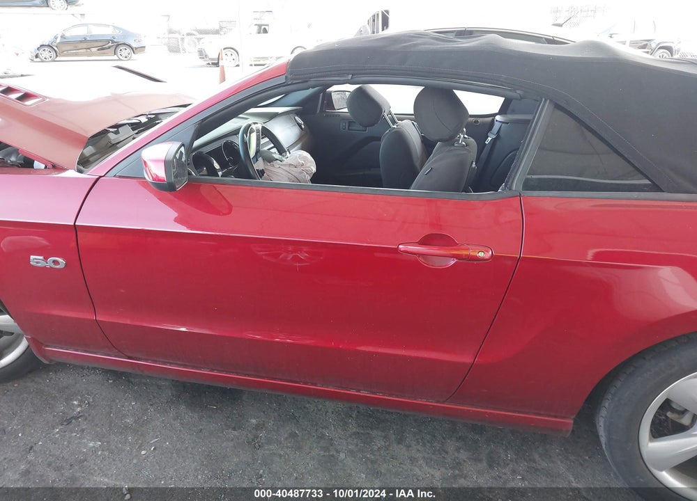 2013 FORD MUSTANG GT VIN: 1ZVBP8FF5D5249981