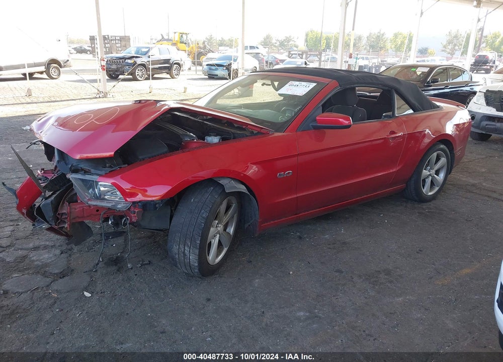 2013 FORD MUSTANG GT VIN: 1ZVBP8FF5D5249981