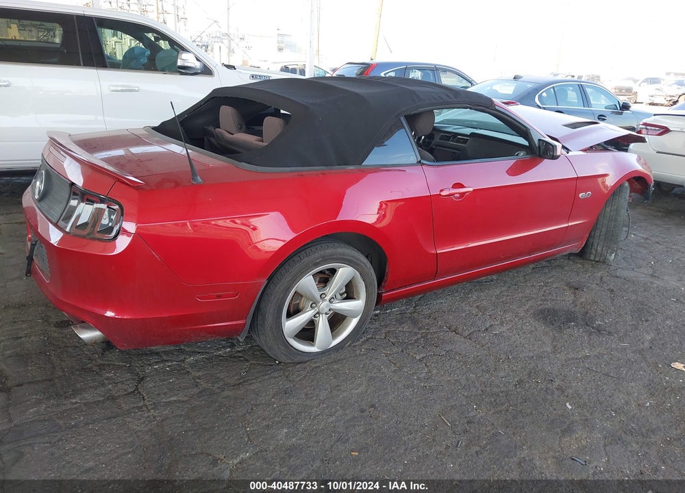 2013 FORD MUSTANG GT VIN: 1ZVBP8FF5D5249981
