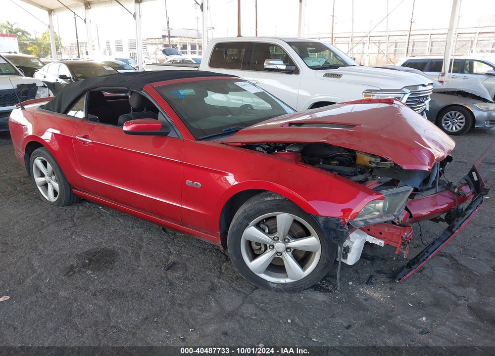2013 FORD MUSTANG GT VIN: 1ZVBP8FF5D5249981