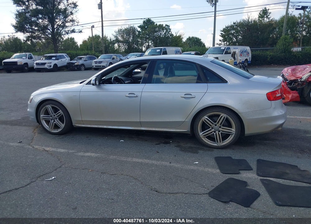 2013 AUDI S4 3.0T PREMIUM PLUS VIN: WAUDGAFLXDA179794