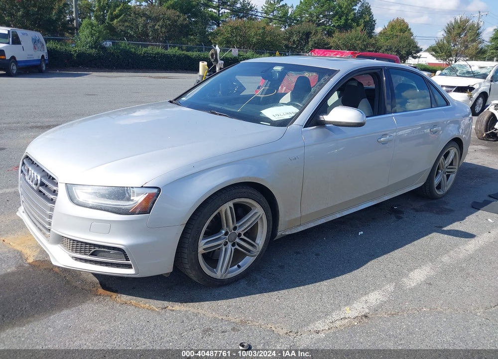 2013 AUDI S4 3.0T PREMIUM PLUS VIN: WAUDGAFLXDA179794