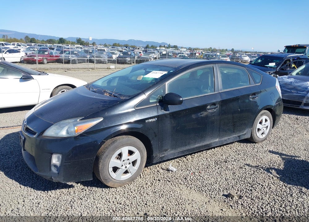 2011 TOYOTA PRIUS TWO VIN: JTDKN3DU3B0263949