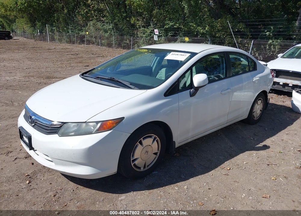 2012 HONDA CIVIC HF VIN: 2HGFB2F67CH553581
