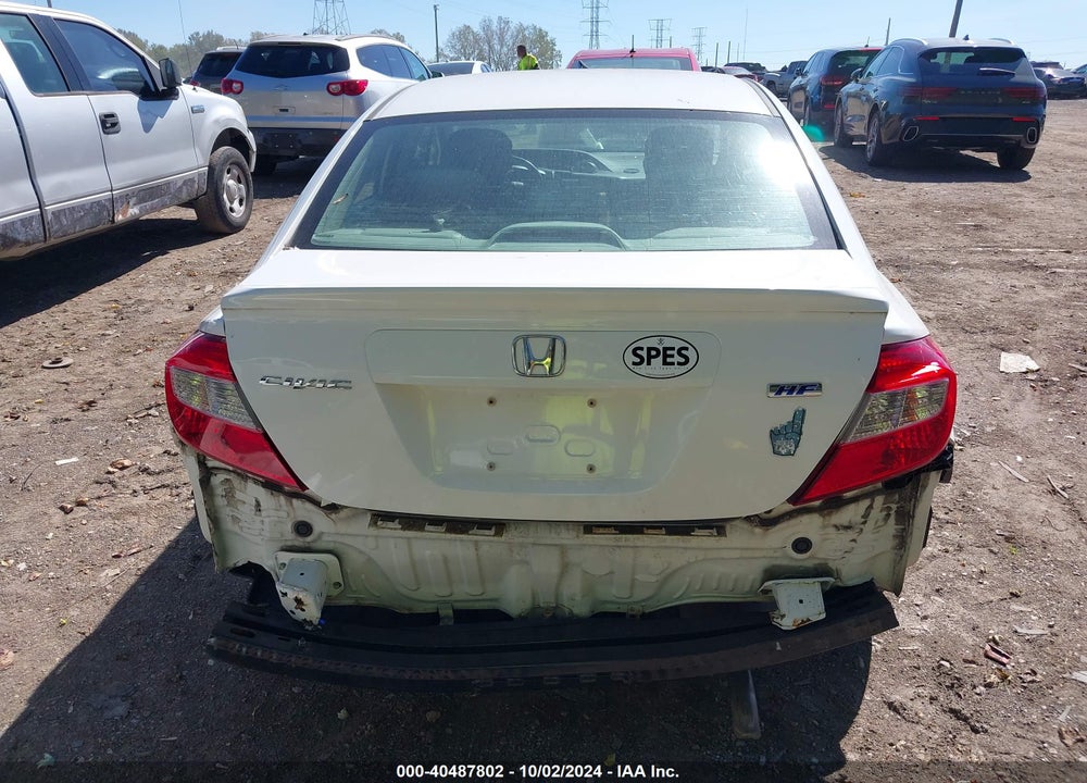 2012 HONDA CIVIC HF VIN: 2HGFB2F67CH553581