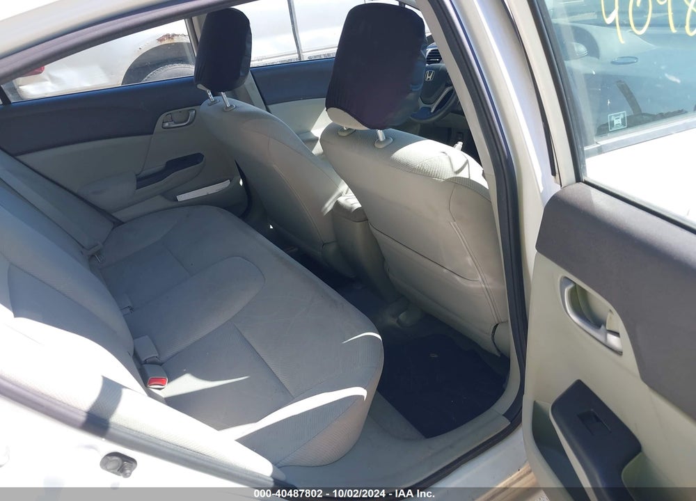 2012 HONDA CIVIC HF VIN: 2HGFB2F67CH553581