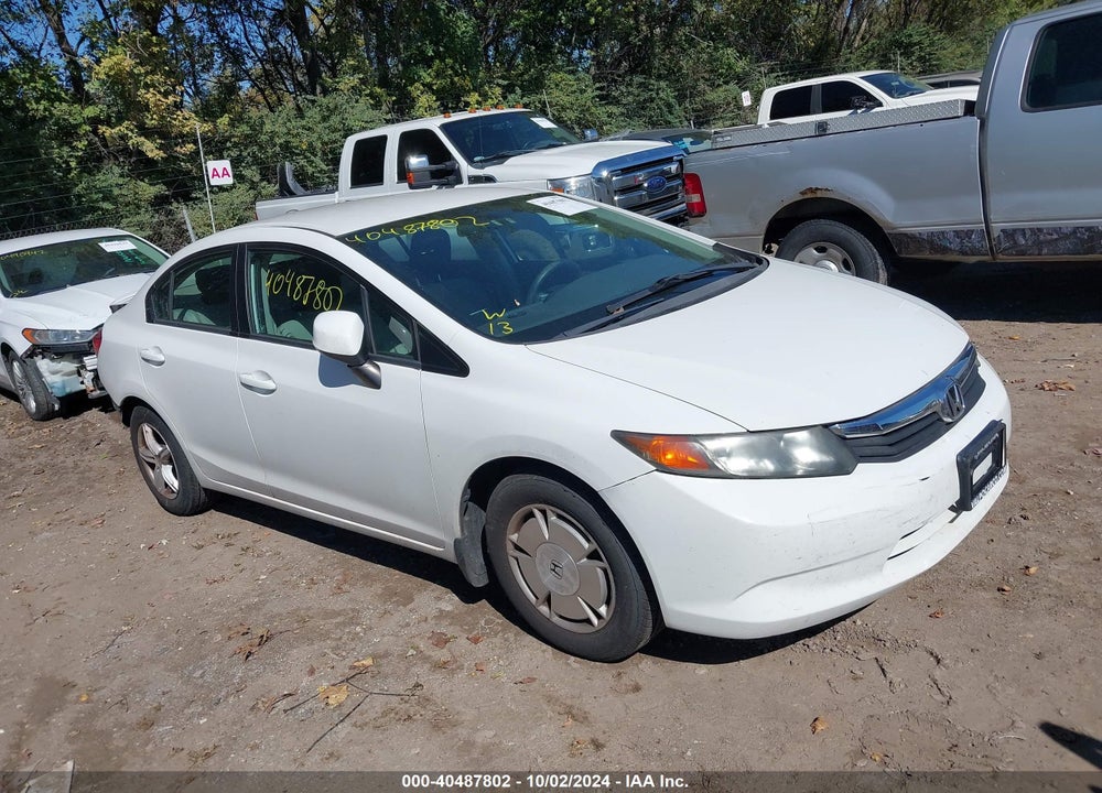 2012 HONDA CIVIC HF VIN: 2HGFB2F67CH553581