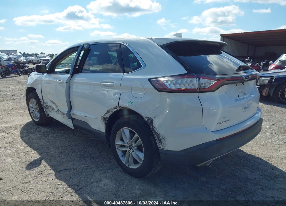2015 FORD EDGE SEL VIN: 2FMTK3J88FBB40877