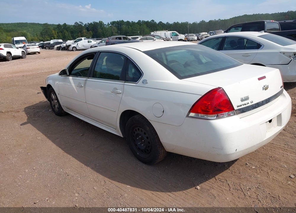 2009 CHEVROLET IMPALA LT VIN: 2G1WT57KX91128925