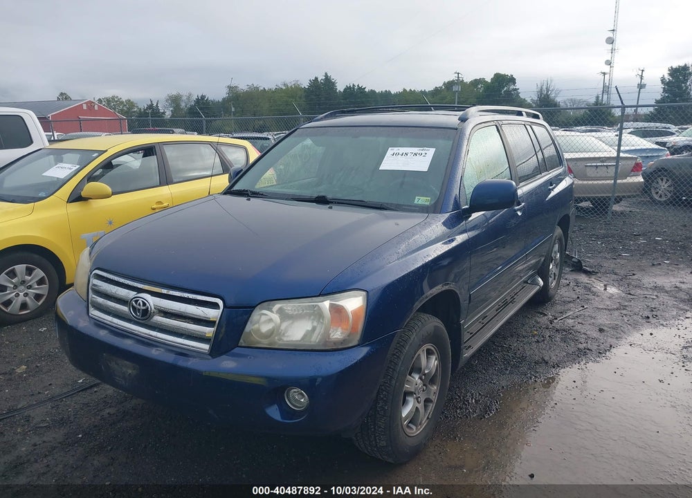2005 TOYOTA HIGHLANDER V6 VIN: JTEEP21AX50069463