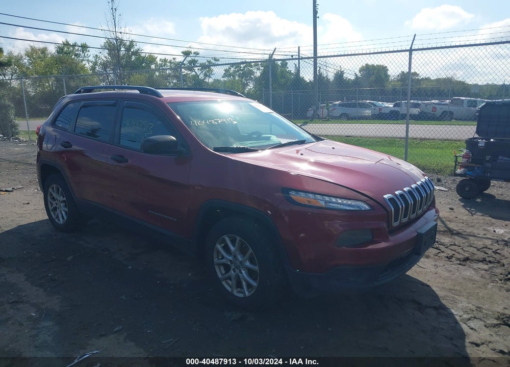 2016 JEEP CHEROKEE SPORT VIN: 1C4PJMAS0GW252244