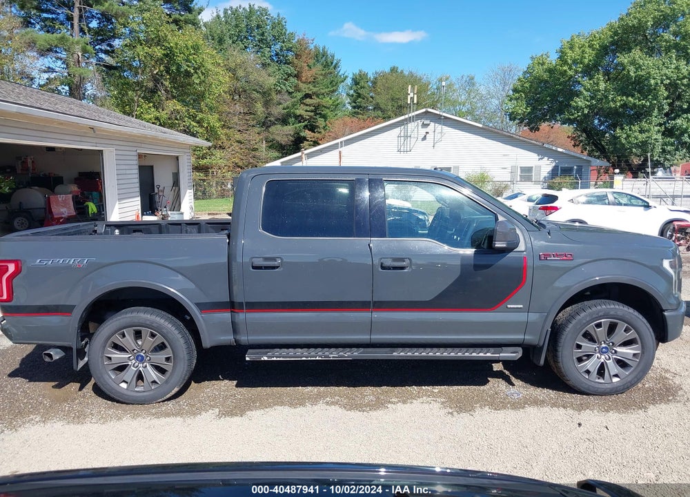 2016 FORD F-150 LARIAT VIN: 1FTEW1EG9GFC92707