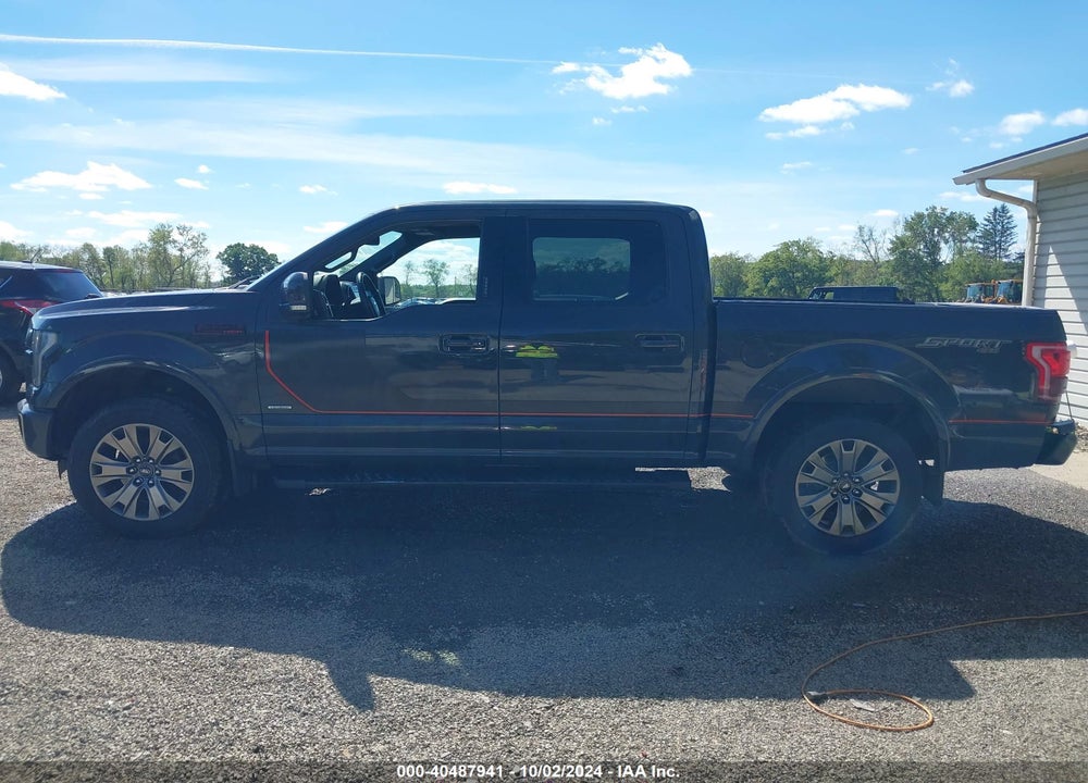 2016 FORD F-150 LARIAT VIN: 1FTEW1EG9GFC92707