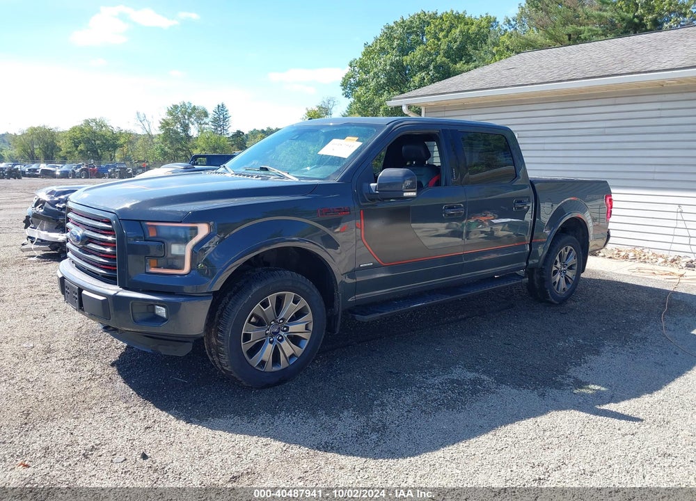 2016 FORD F-150 LARIAT VIN: 1FTEW1EG9GFC92707