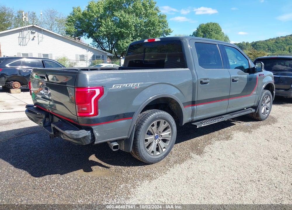 2016 FORD F-150 LARIAT VIN: 1FTEW1EG9GFC92707