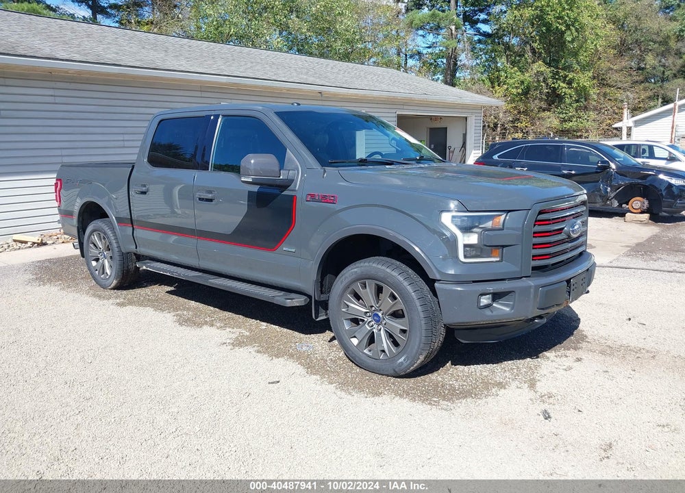 2016 FORD F-150 LARIAT VIN: 1FTEW1EG9GFC92707