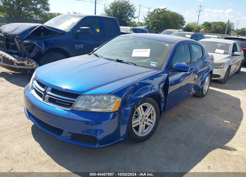 2013 DODGE AVENGER SXT VIN: 1C3CDZCB5DN553730