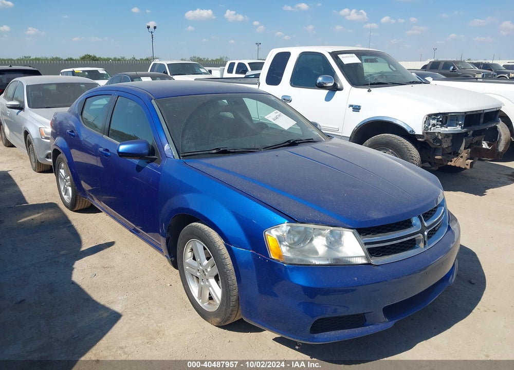 2013 DODGE AVENGER SXT VIN: 1C3CDZCB5DN553730