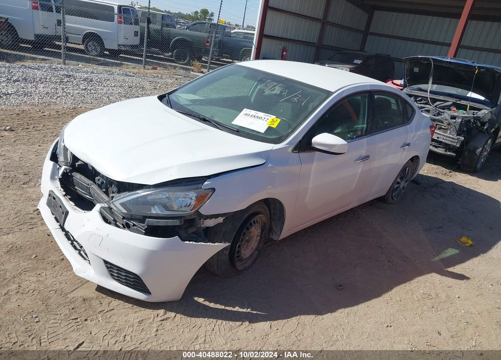 2019 NISSAN SENTRA S VIN: 3N1AB7AP9KY303115