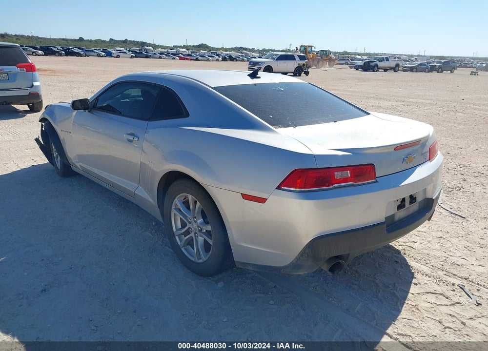 2015 CHEVROLET CAMARO 2LS VIN: 2G1FB1E37F9192618