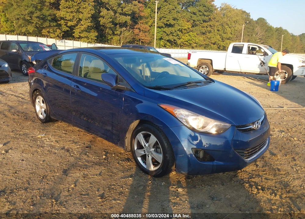2013 HYUNDAI ELANTRA GLS VIN: KMHDH4AE0DU616237