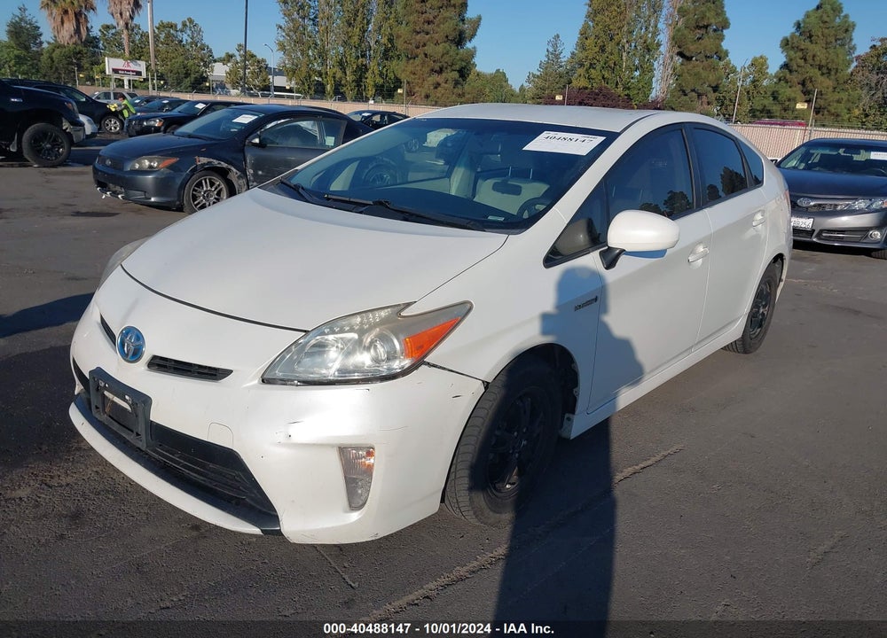 2014 TOYOTA PRIUS THREE VIN: JTDKN3DU5E1763853