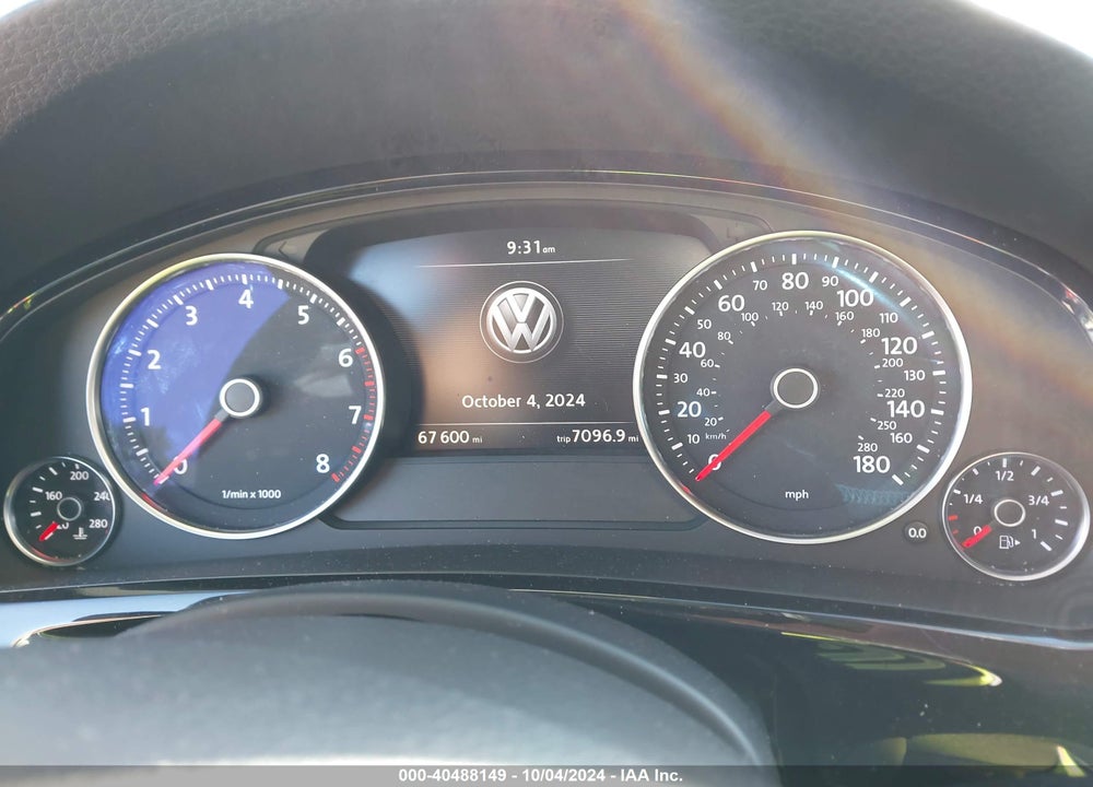 2017 VOLKSWAGEN TOUAREG V6 WOLFSBURG EDITION VIN: WVGRF7BP7HD004717