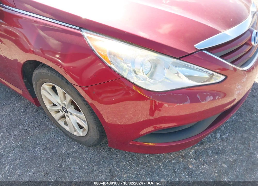 2014 HYUNDAI SONATA GLS VIN: 5NPEB4AC2EH898014