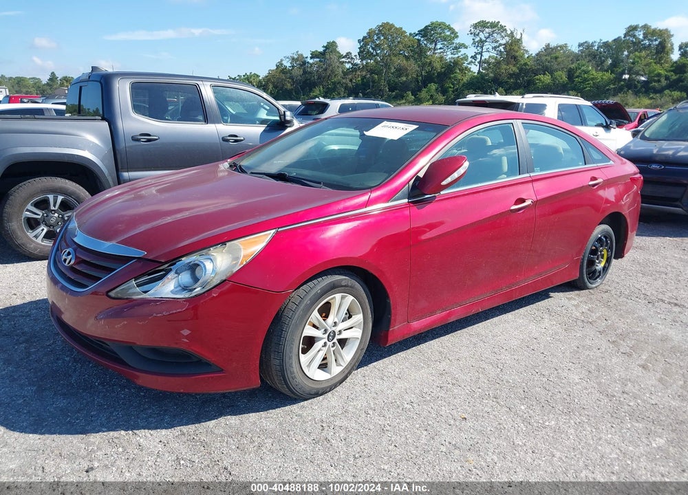 2014 HYUNDAI SONATA GLS VIN: 5NPEB4AC2EH898014