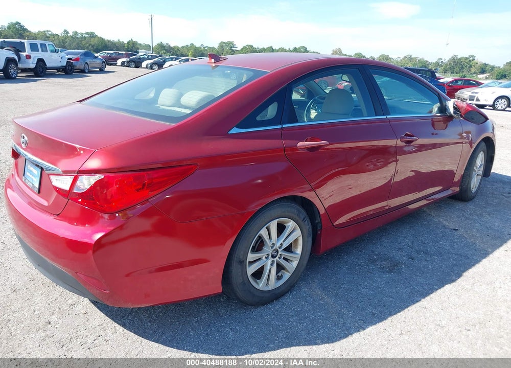 2014 HYUNDAI SONATA GLS VIN: 5NPEB4AC2EH898014