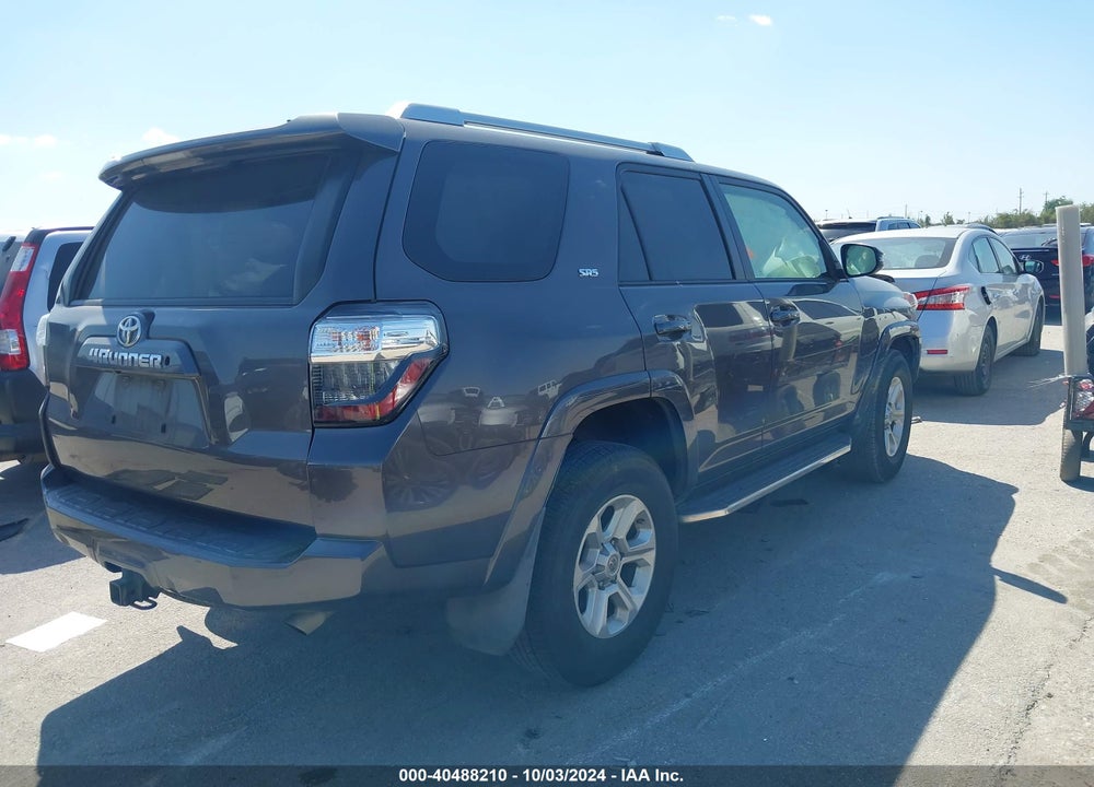 2016 TOYOTA 4RUNNER SR5 PREMIUM VIN: JTEZU5JR1G5148012