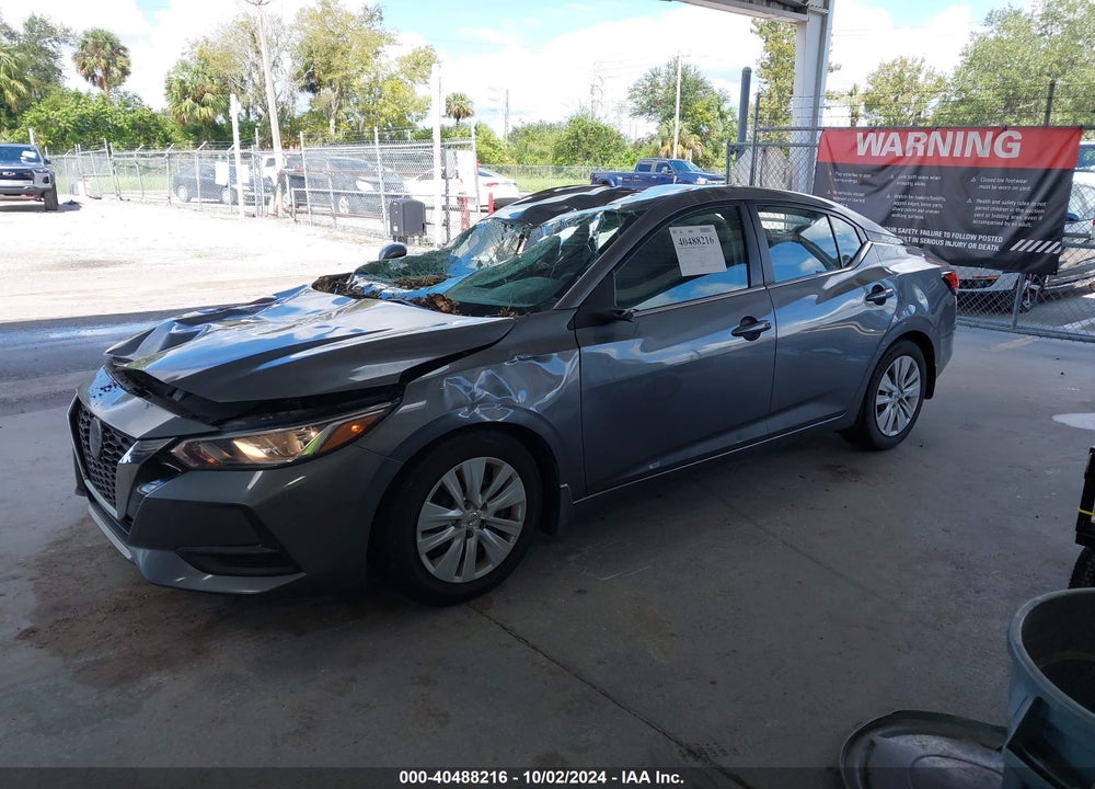 2020 NISSAN SENTRA S XTRONIC CVT VIN: 3N1AB8BVXLY306738