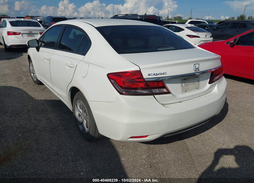 2014 HONDA CIVIC LX VIN: 19XFB2F52EE058273