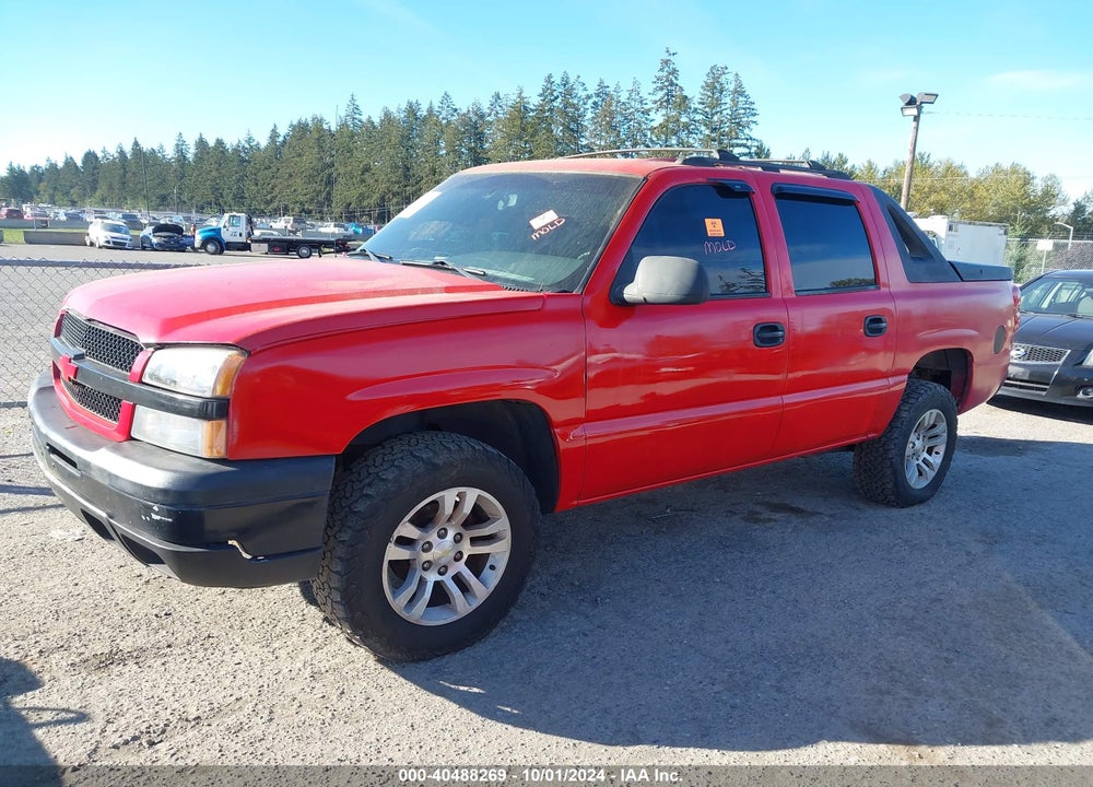 2004 CHEVROLET AVALANCHE 1500 VIN: 3GNEC12T64G109372