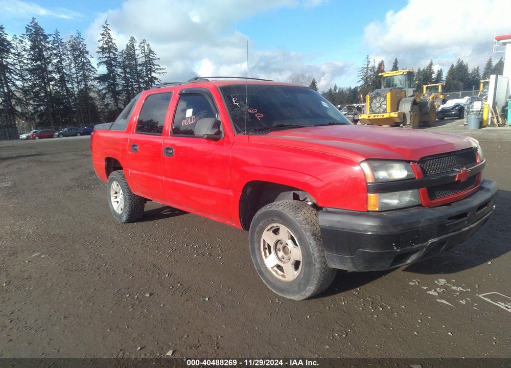 2004 CHEVROLET AVALANCHE 1500 VIN: 3GNEC12T64G109372