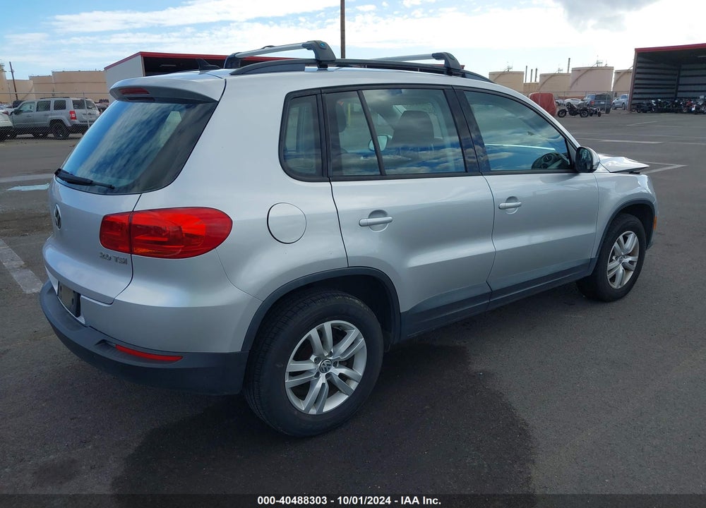 2015 VOLKSWAGEN TIGUAN S VIN: WVGAV7AX8FW551174