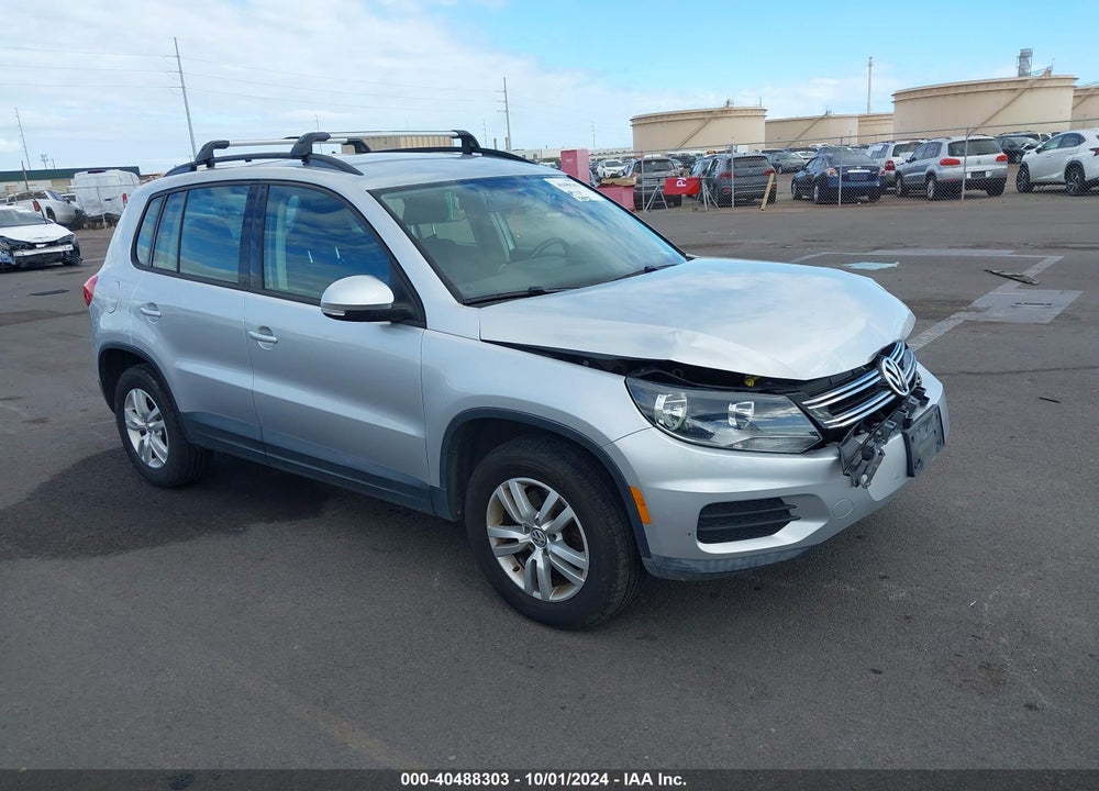 2015 VOLKSWAGEN TIGUAN S VIN: WVGAV7AX8FW551174