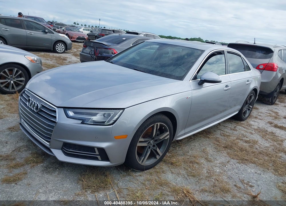 2018 AUDI A4 2.0T TECH ULTRA PREMIUM/2.0T ULTRA PREMIUM VIN: WAULMAF44JN020156