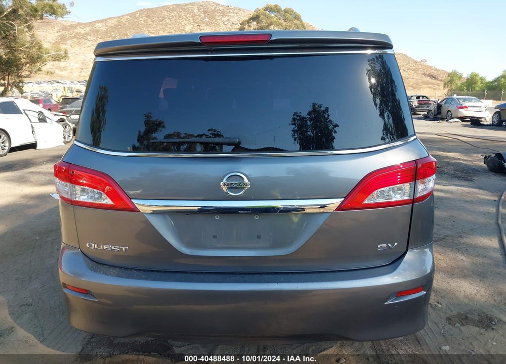 2016 NISSAN QUEST PLATINUM/S/SL/SV VIN: JN8AE2KP7G9152413