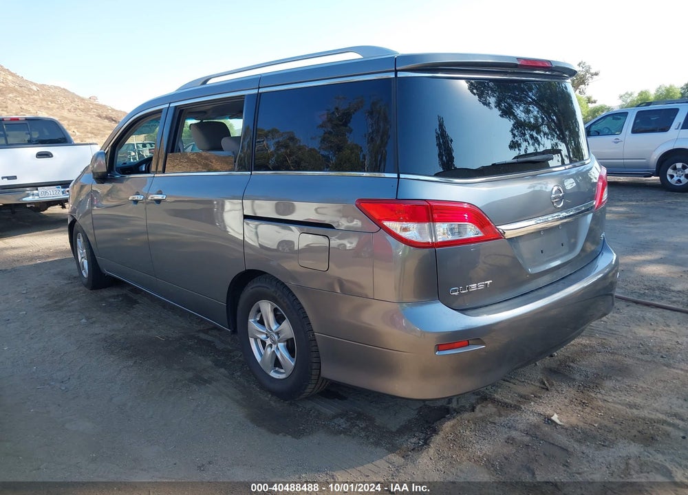2016 NISSAN QUEST PLATINUM/S/SL/SV VIN: JN8AE2KP7G9152413