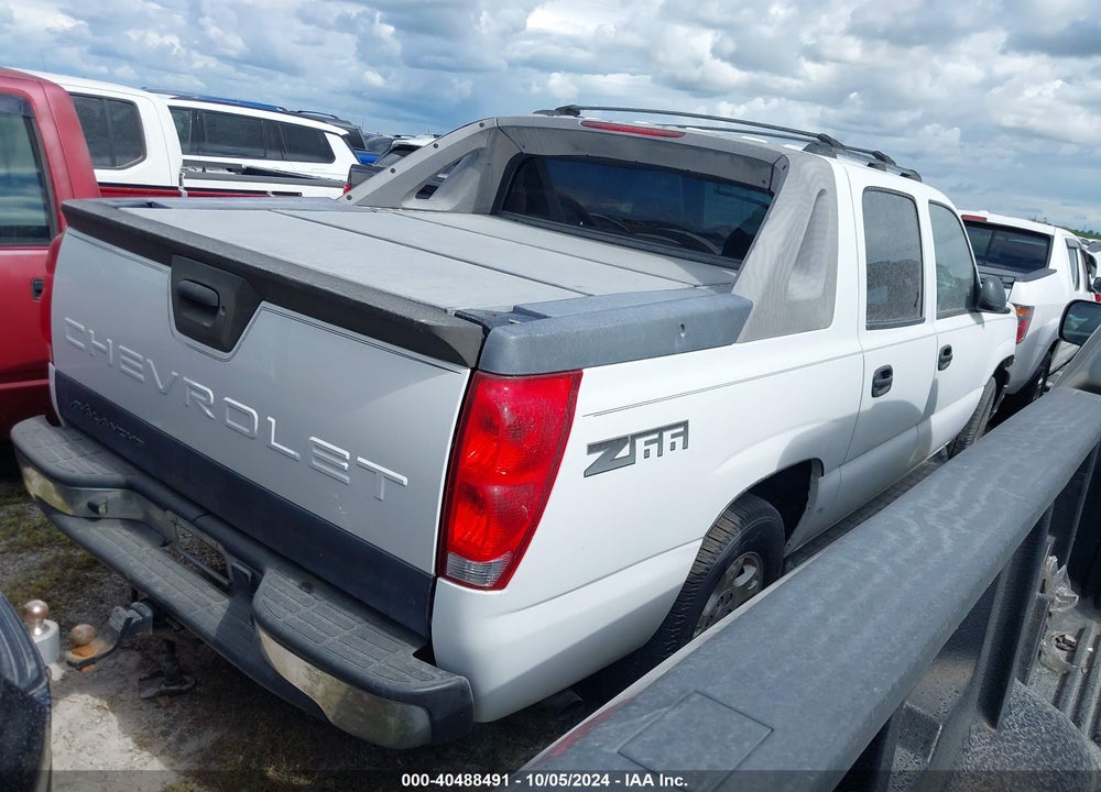 2004 CHEVROLET AVALANCHE 1500 VIN: 3GNEC12T54G251342