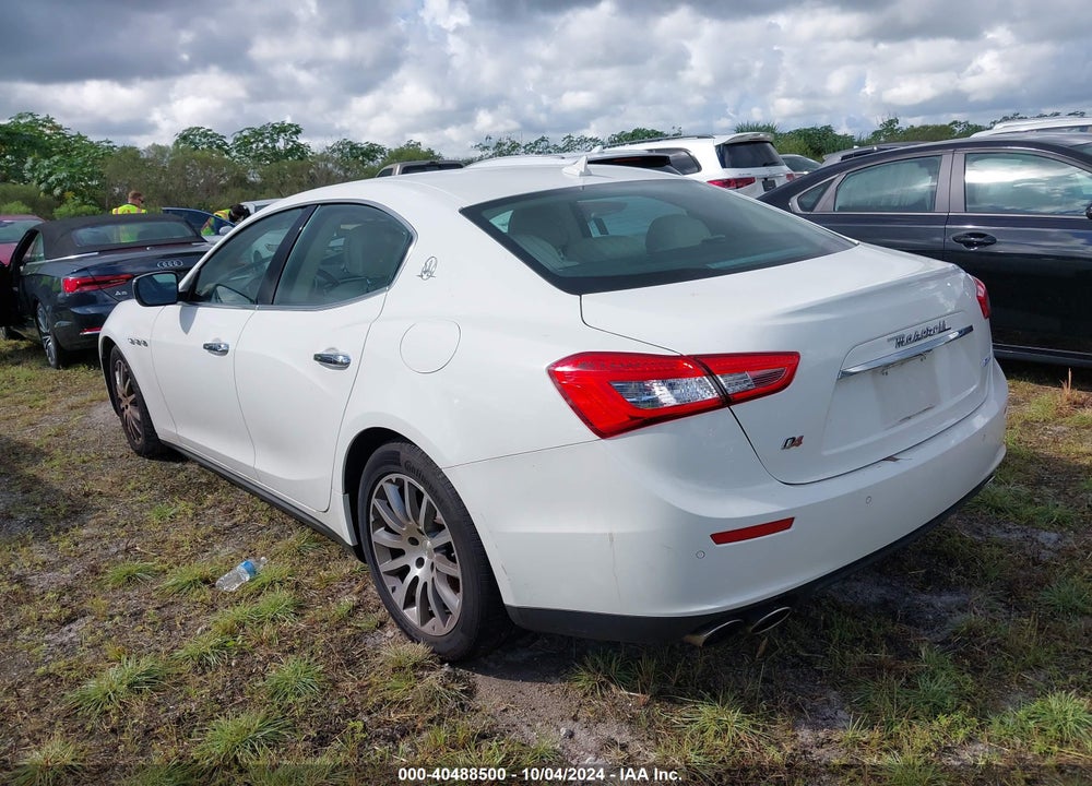 2014 MASERATI GHIBLI S Q4 VIN: ZAM57RTA7E1087435