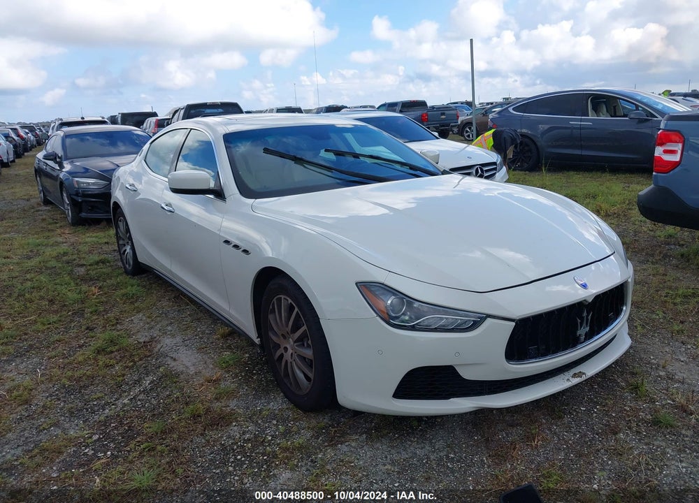 2014 MASERATI GHIBLI S Q4 VIN: ZAM57RTA7E1087435